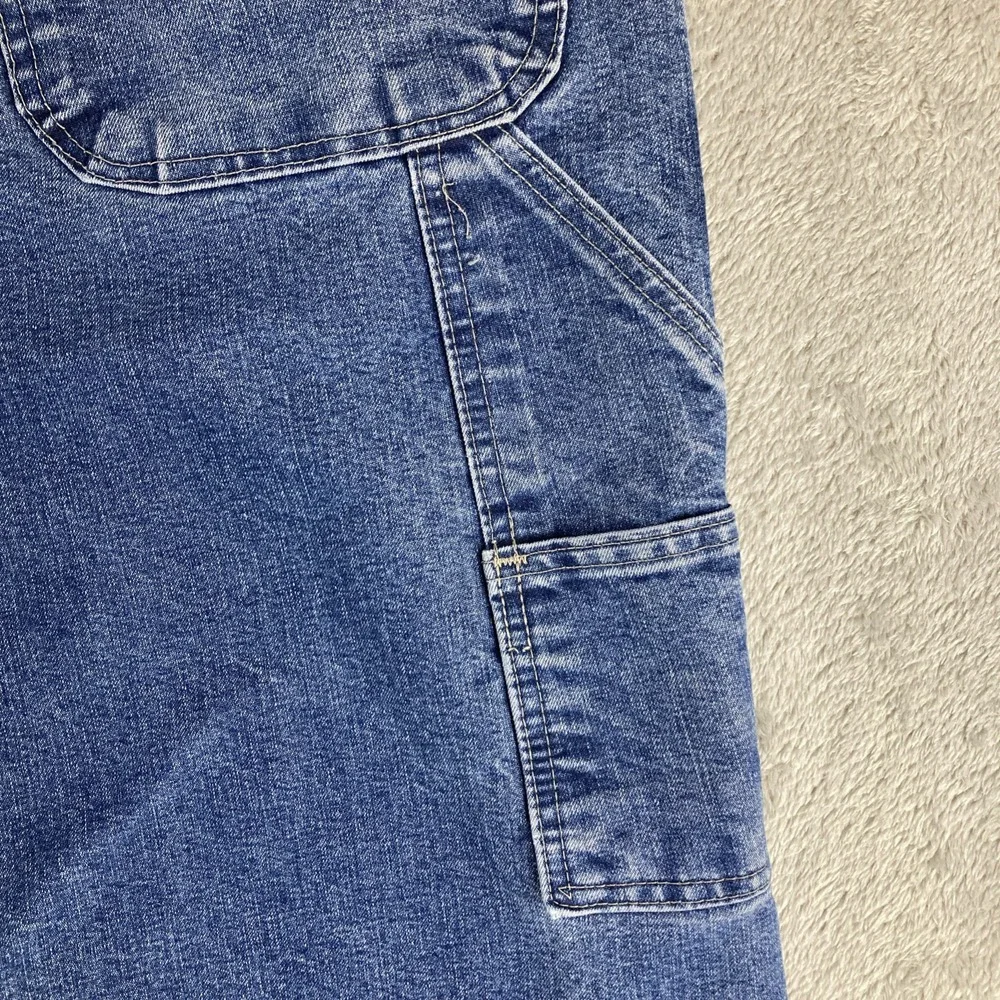 Wrangler Carpenter Jeans Mens‎ Size 40x32 Blue Denim Straight Cotton Blend